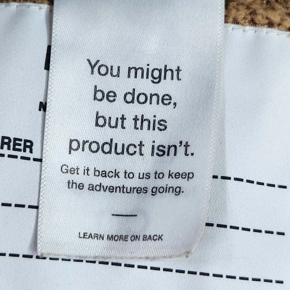 The North Face keep your